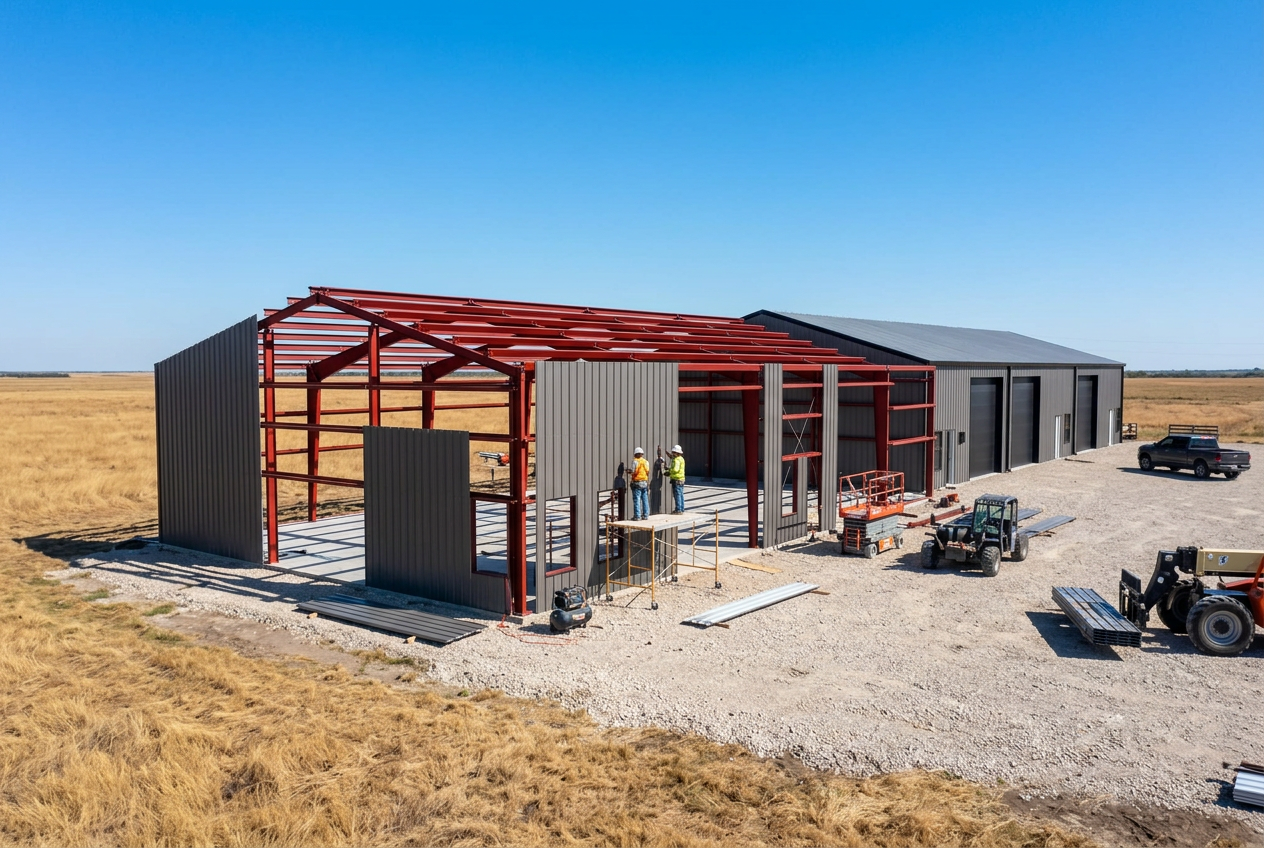 Next building — under construction
